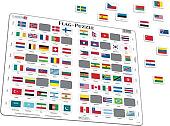 Пазл Larsen Флаги L2-RU