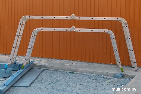Лестница-трансформер Алюмет 4-х секционная Т 444 4х4
