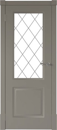 Межкомнатная дверь Юни Финская ПО 70x200 (капучино)