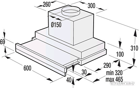 Кухонная вытяжка Gorenje BHP643ORAB