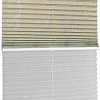 Плиссе Delfa Mirror СПШ-3903/3504 Basic Transparent (52x160, серый/белый)