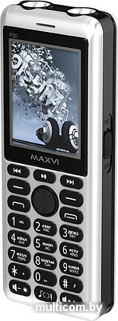 Мобильный телефон Maxvi P20 (серебристый)