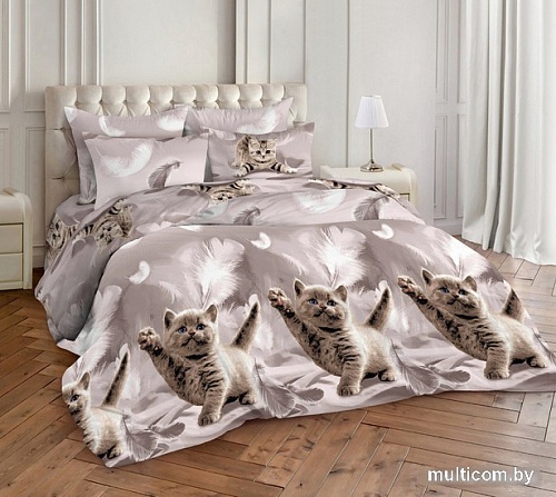 Постельное белье Миланика Непоседа 2сп (поплин)