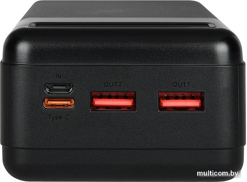 Внешний аккумулятор TFN Porta LCD PD 22.5W 30000mAh (черный)