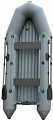 Моторно-гребная лодка Leader Тундра-325 (серый)