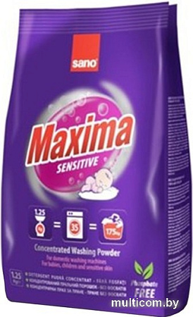 Стиральный порошок Sano Maxima Sensitive 1.25 кг