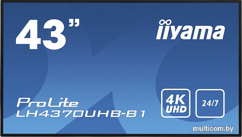 Информационная панель Iiyama ProLite LH4370UHB-B1