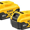 Набор аккумуляторов DeWalt DCB184P2 (18В/2x5 Ач)