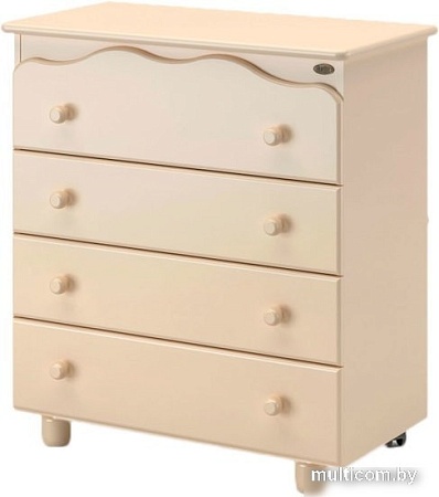 Детский комод Nuovita Affetto (слоновая кость)