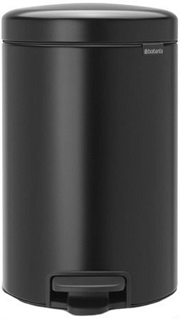 Brabantia Pedal Bin NewIcon 12 л (черный матовый)