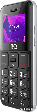 Кнопочный телефон BQ BQ-1866 Trust (черный)