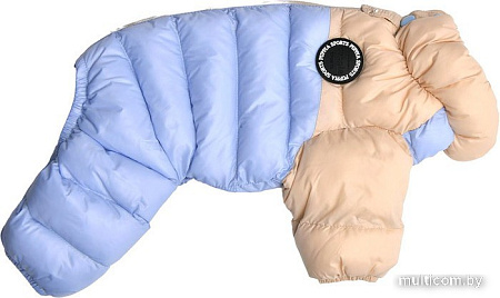 Комбинезон для животных Puppia Ultra Light Pastel PAUD-JP1675-BE-XL (бежевый/голубой)