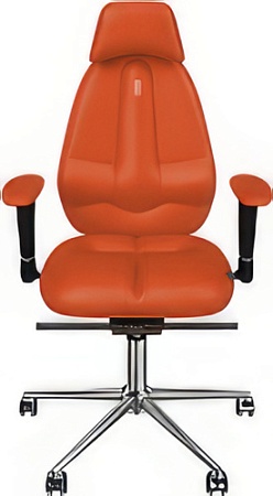 Кресло Kulik System Classic (азур, оранжевый с подголовником)