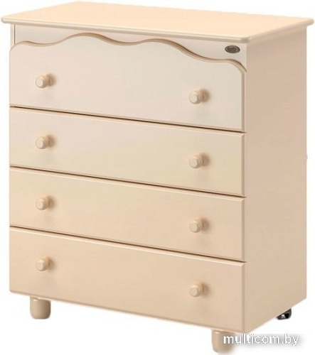 Детский комод Nuovita Affetto (слоновая кость)