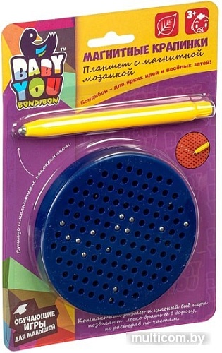 Интерактивный планшет Bondibon Мозаика в планшете Магнитные крапинки ВВ5124