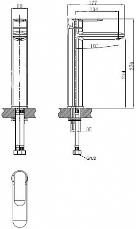 Смеситель Kaiser Estilo 62111