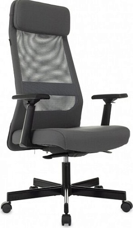 Офисное кресло Бюрократ T-995 (серый TW-01, сетка/ткань)