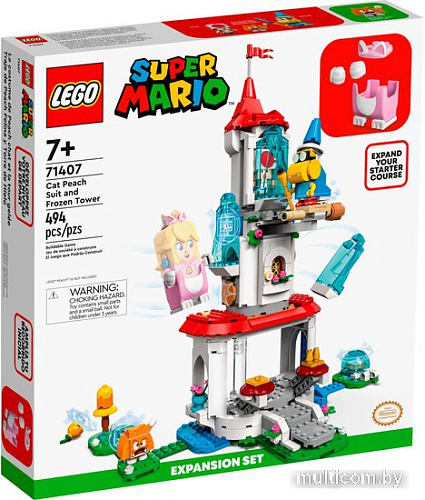 Конструктор LEGO Super Mario 71407 Наряд Пич-кошки и Ледяная башня