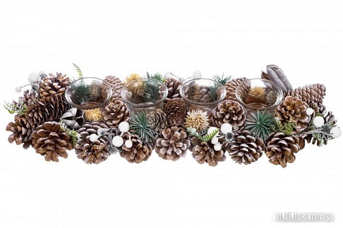 Подсвечник Elan Gallery Снежный лес 450121