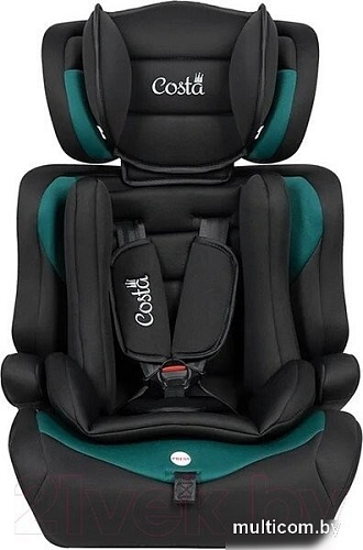 Детское автокресло Costa HC-01 (черный/зеленый)