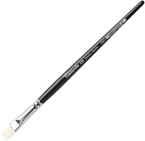 Кисть для рисования Tintoretto Avorio Синтетика плоская №2 536/2