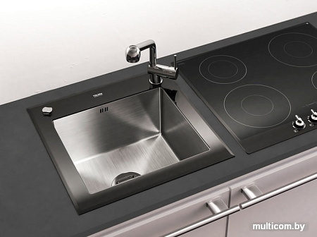 Кухонная мойка Tolero Ceramic glass TG-500 (черный)