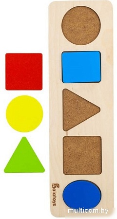 Головоломка Alatoys Рамка-вкладыш. Фигуры ПЗЛ1025