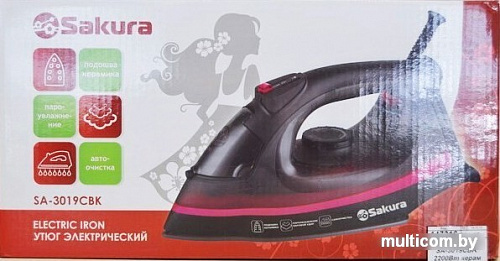 Утюг Sakura SA-3019CBK