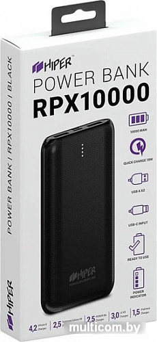 Портативное зарядное устройство Hiper RPX10000