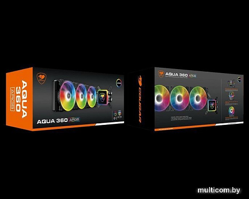 Кулер для процессора Cougar Aqua ARGB 360 CGR-AQUA RGB 360