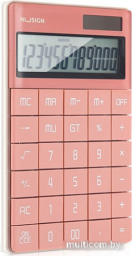 Калькулятор Deli Nusign ENS041 (розовый)