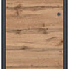 Шкаф распашной BRW Loft REG1D1S (дуб вотан/черный)