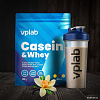 Казеин Vplab Casein &amp; Whey (ваниль, 500г)