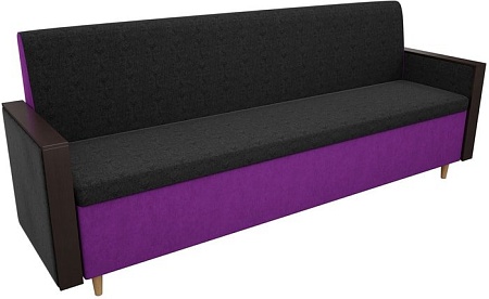 Диван Mebelico Модерн 100163 (черный/фиолетовый)