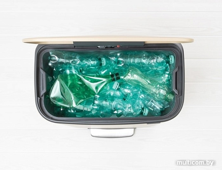 Brabantia Bo Pedal Bin 60 л (минерально-золотой)