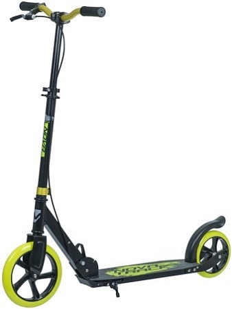 Самокат Novatrack Polis 230 Brake 230B.POLIS.LM20 (черный/лимонный)