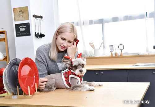 Шлейка Puppia Blitzen-B PAQD-AH1470-CR-M (красный)
