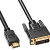 Кабель Buro HDMI-19M-DVI-D-1.8M