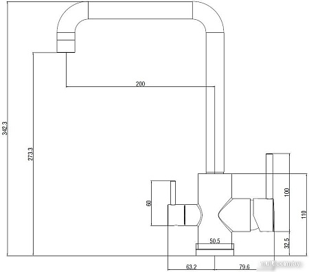 Смеситель Esko FW519
