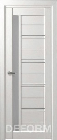 Межкомнатная дверь Юркас Deform D19 ДО 60x200 (дуб шале снежный/мателюкс)