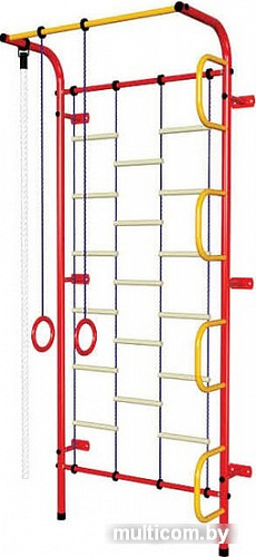 Детский спортивный комплекс Пионер С1Л (красный/желтый)
