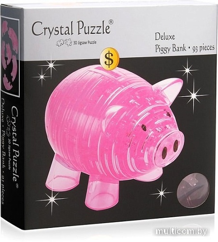 3Д-пазл Crystal Puzzle Копилка свинья 91103