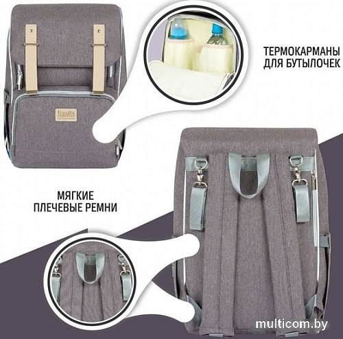 Рюкзак для мамы Nuovita Capcap Rotta (коричневый)