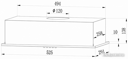 Кухонная вытяжка Hebermann HBFH 60.10 W