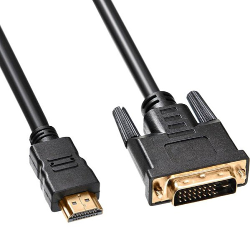 Кабель Buro HDMI-19M-DVI-D-1.8M