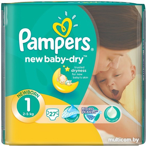 Подгузники Pampers New Baby-Dry 1 Newborn (27 шт)