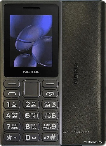 Кнопочный телефон Nokia 108 4G (2024) Dual SIM TA-1627 (черный)