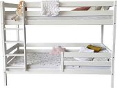 Двухъярусная кровать Dyatel Марта 90x200 с настилом HF-BS-049-WH (белый)