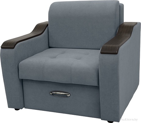 Кресло Сириус Лидер-3 ППУ 105x110 (Eva 32 велюр серый)