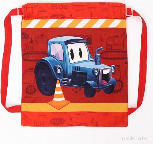 Мешок для обуви Milo Toys Синий трактор 10099448